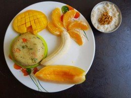 Fruit Tree with Upma and Oats